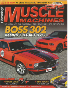 HEMMINGS MUSCLE MACHINES 2011 SEPT - BOSS vs BOSS, GSX, ZL-1, US 131 RACEWAY